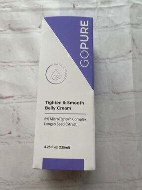 New Go Pure Tighten and Smooth belly cream